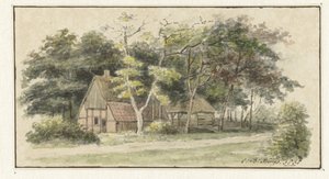 Farma wśród drzew autorstwa Cornelis Bernardus Buijs