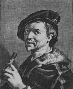 Człowiek z fletem, 1625.