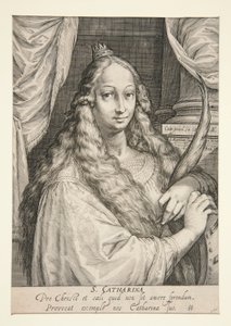 Święta Katarzyna Aleksandryjska autorstwa Cornelis Boel