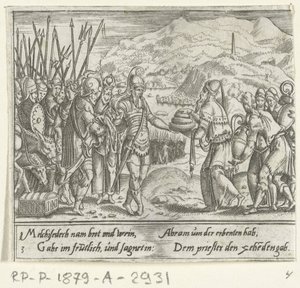 Abraham i Melchizedek Życie Abrahama (tytuł serii) autorstwa Cornelis Bos