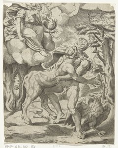 Jowisz, Io i Juno Miłosne przygody Jowisza (tytuł serii) autorstwa Cornelis Bos