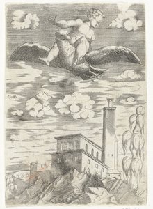 Dach Ganimedesa autorstwa Cornelis Bos