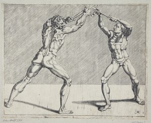 Dwóch szermierzy