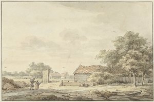 Krajobraz z farmami autorstwa Cornelis Buys