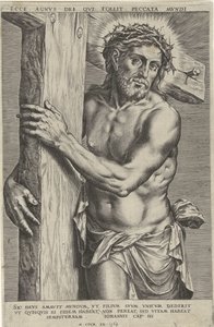 Chrystus jako Mąż boleści autorstwa Cornelis Cort