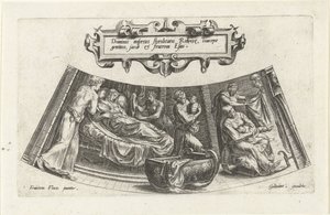 Narodziny Jakuba i Ezawa Historia Jakuba (tytuł serii) autorstwa Cornelis Cort