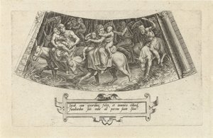 Powrót Jakuba do Kanaanu Historia Jakuba (tytuł serii) autorstwa Cornelis Cort