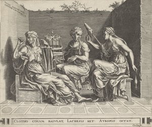 Trzy losy autorstwa Cornelis Cort