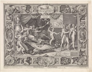 Laster van Apelles autorstwa Cornelis Cort
