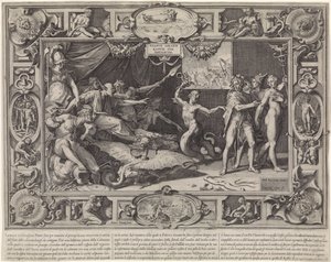 Laster van Apelles autorstwa Cornelis Cort