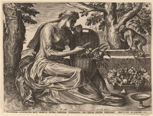 Smak autorstwa Cornelis Cort after Frans Floris I