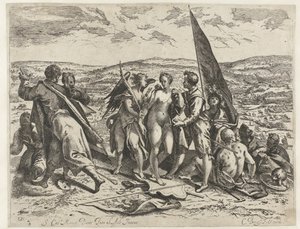 Alegoria wojny i pokoju autorstwa Cornelis Dircksz. Boissens