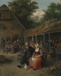 Country Inn autorstwa Cornelis Dusart
