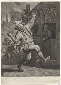 Wycinacz odcisków, ok. 1700 autorstwa Cornelis Dusart