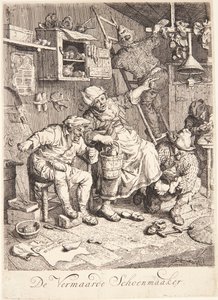 Szewc autorstwa Cornelis Dusart