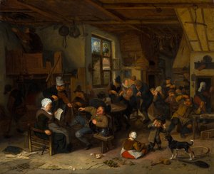 Karczma chłopska autorstwa Cornelis Dusart