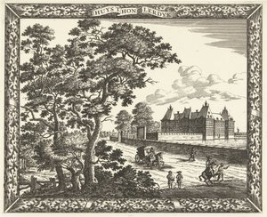 Widok na pałac Honselersdijk 
