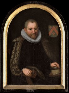 Portret Gerrita Willemsza van Schoterboscha, ok. 1620 (olej na płycie) autorstwa Cornelis Engelsz