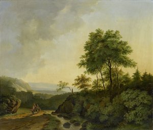 Widok w górach Harz autorstwa Cornelis François Roos