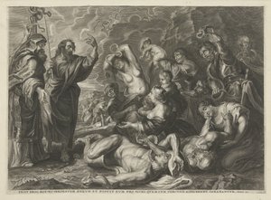Miedziany wąż autorstwa Cornelis Galle (I)