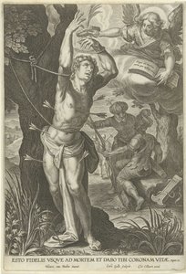 Męczeństwo św. Sebastiana autorstwa Cornelis Galle (I)
