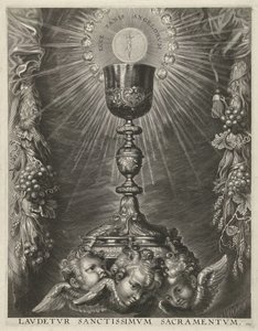 Kielich z hostią autorstwa Cornelis Galle (I)