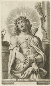 Chrystus ukazany ludziom (Ecce homo) autorstwa Cornelis Galle (II)