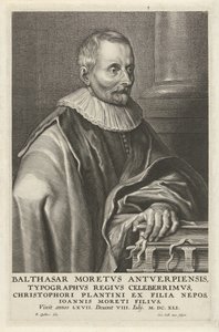 Portret Balthasara Moretusa autorstwa Cornelis Galle (II)