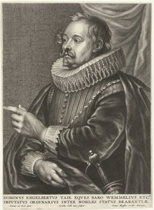 Portret Engelberta Tajé, barona van Wemmel