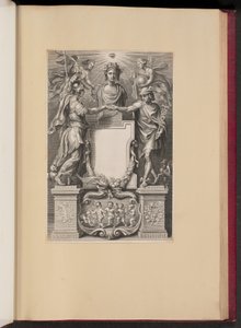 Strona tytułowa dla Frederika de Marselaera, Legatvs autorstwa Cornelis Galle II after Sir Peter Paul Rubens