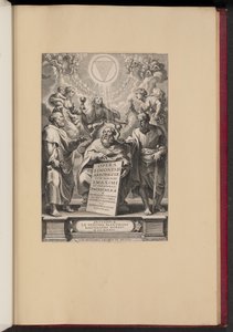 Strona tytułowa „Dzieła św. Dionizego Areopagity I” Baltazara Cordiera