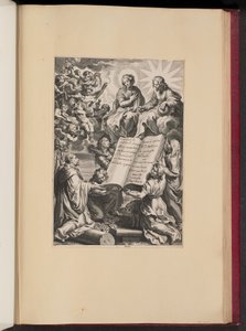 Strona tytułowa dla Louisa Blosiusa, Opera autorstwa Cornelis Galle I after Sir Peter Paul Rubens