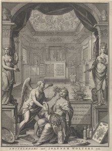 Alegoria Natury autorstwa Cornelis Huyberts