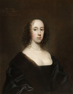Portret Elżbiety Holte bez króla, 1636. autorstwa Cornelis Janssens van Ceulen