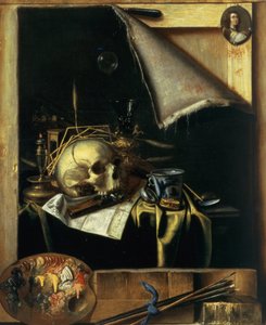 Vanitas (Martwa natura - Trompe l