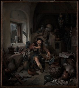 Alchemik autorstwa Cornelis Pietersz Bega