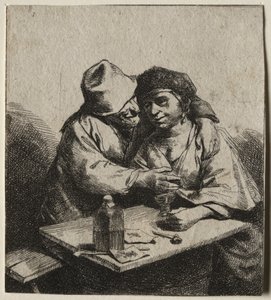 Zakochana para autorstwa Cornelis Pietersz Bega
