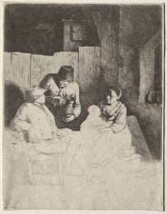 Matka siedząca w karczmie autorstwa Cornelis Pietersz Bega