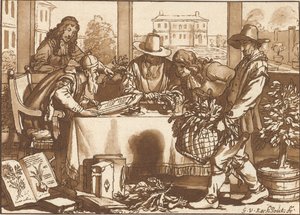 botanik autorstwa Cornelis Ploos van Amstel (signed by artist)