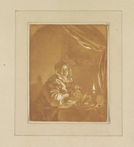 Pani przy świecach autorstwa Cornelis Ploos van Amstel