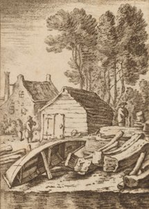Stocznia, 1761, wydana 1765. autorstwa Cornelis Ploos van Amstel