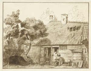 Rysownik dla farmy autorstwa Cornelis Ploos van Amstel