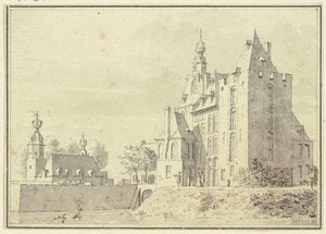 Dom den Ooy od frontu autorstwa Cornelis Pronk