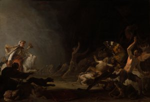 Sabat czarownic autorstwa Cornelis Saftleven