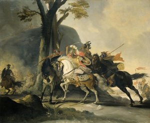 Aleksander Wielki w bitwie pod Granicus przeciwko Persom