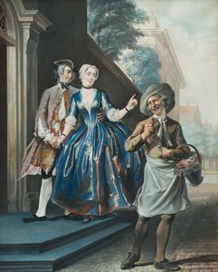 Pefroen i głowa owcy, 1739 autorstwa Cornelis Troost