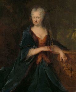 Portret Louise Christiny Trip, żony Gerrita Sichtermana autorstwa Cornelis Troost