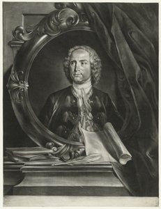 Portret kompozytora Pietro Antonio Locatelli 1695-1764 autorstwa Cornelis Troost