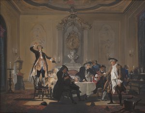 „W domu była plotka” autorstwa Cornelis Troost