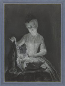 Sara Troost ze swoją lalką autorstwa Cornelis Troost